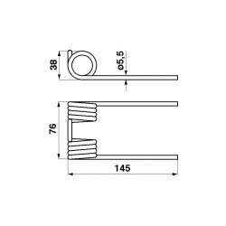 Dinte Elastic PICK-UP 938158 937920