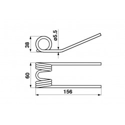 Dinte Elastic PICK-UP 938053