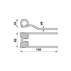 Dinte Elastic PICK-UP 2785520