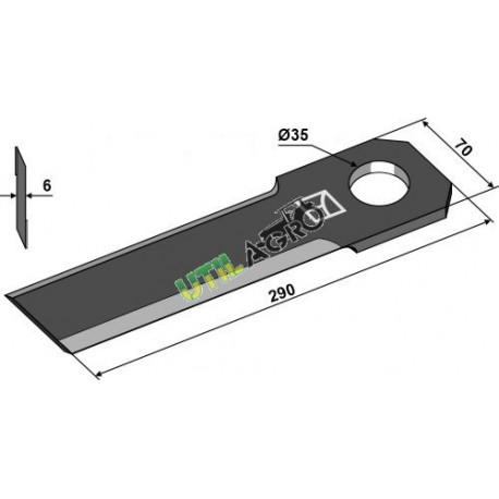 Cutit tocator DR12300 Olimac
